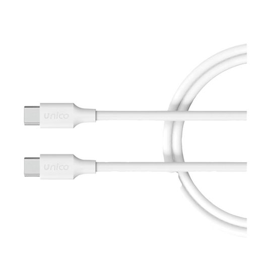 Cable C-C 2M Carga Rápida Blanco Unico