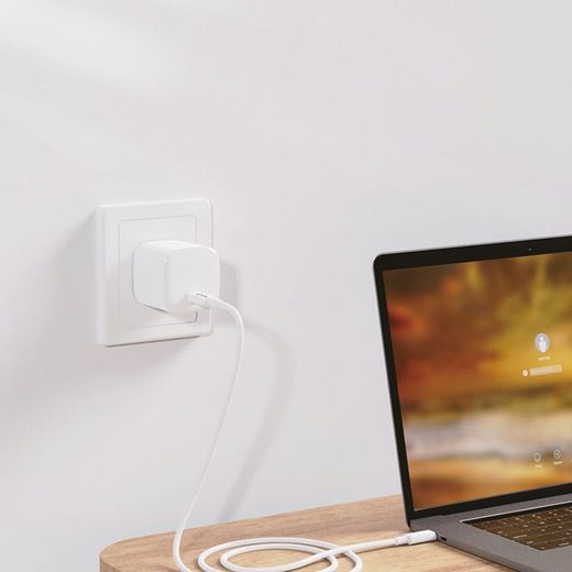 Cable C-C 60W 3A 1m blanc