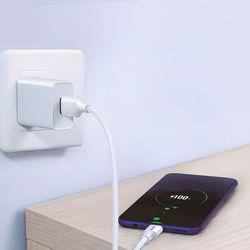 Cabo C-USB 3A 1M branco