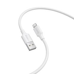 Cabo Lightning-USB 3A 1m branco