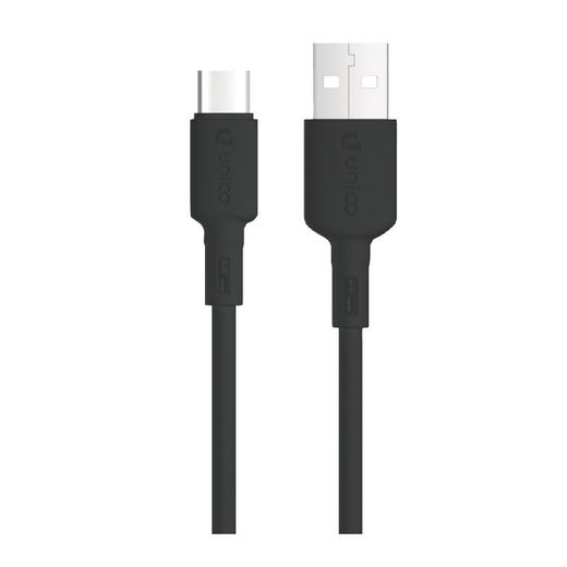Cable Usb A Tipo-C 3.4A 2M Negro - Unico