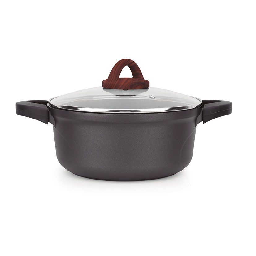 Cacerola aluminio fundido Ecomax 28 cm.