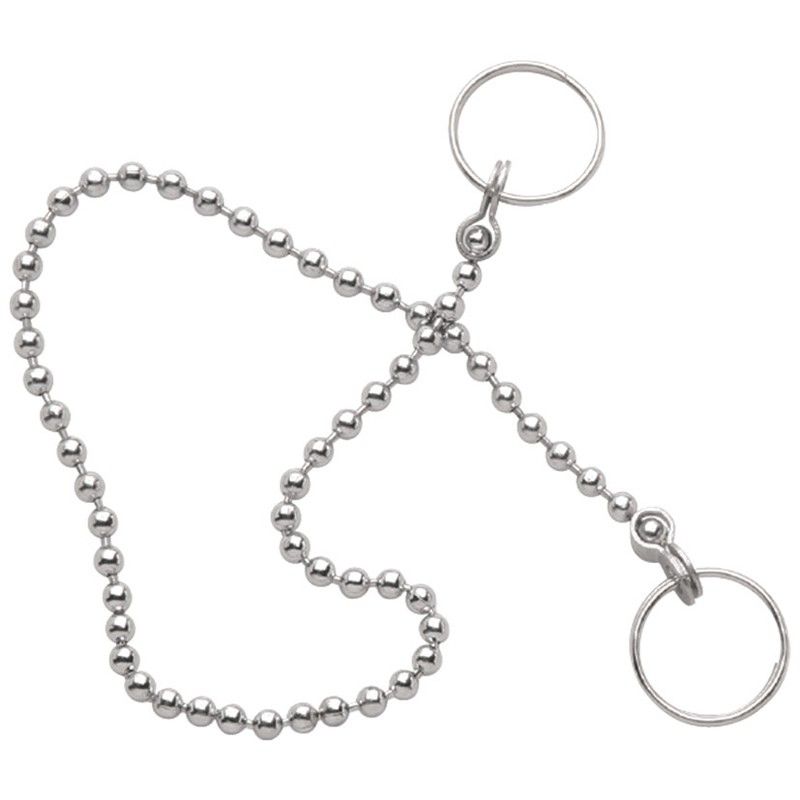 Cadena tapón lavabo Cadena T.Lavabo L.Cr. 4 Mm. Bob.50M