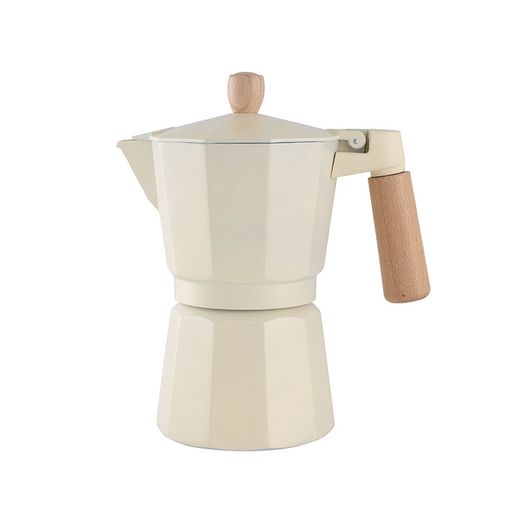 Cafetera Al.Induccion Cream 6 Tz.Habitex