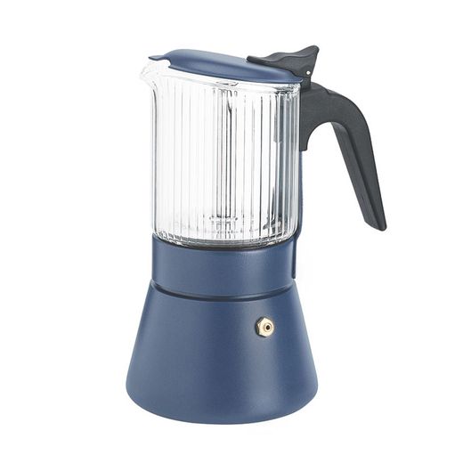 Cafetera Borosilicat 9 Tasses Blau