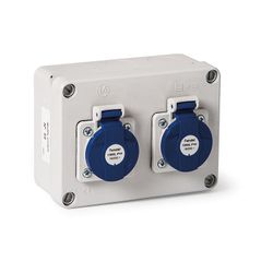 Caixa Estanque 2 Saídas 2P+Tt Laterais