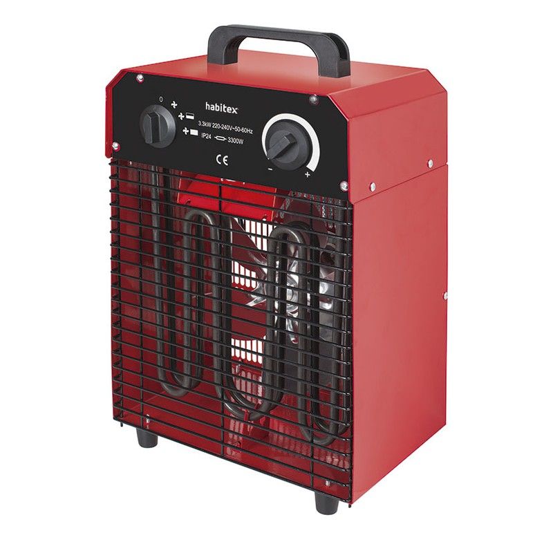 Calefactor industrial HABITEX E-179. Calefactor Met. Vertic. Mod.E179. 3300W.