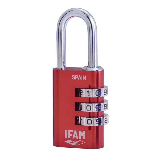Candado Col Combi20 Rojo