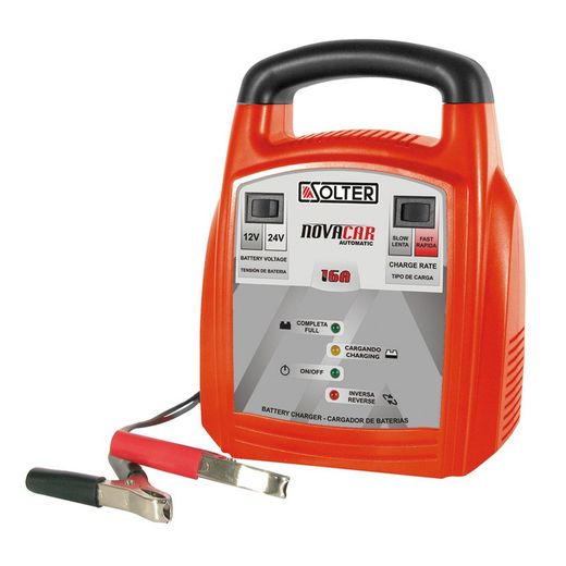 Cargador de baterías SOLTER Novacar 16. Cargador Baterias 12V/24V Novocar 16A