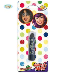 Carnaval Lapiz Labios Negro R-015461