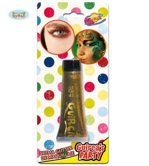 Carnaval Tubo Gliter Gel Oro R-15453