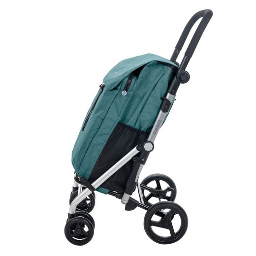 Lett470-c5 Panier d'achat classique en pin familial.