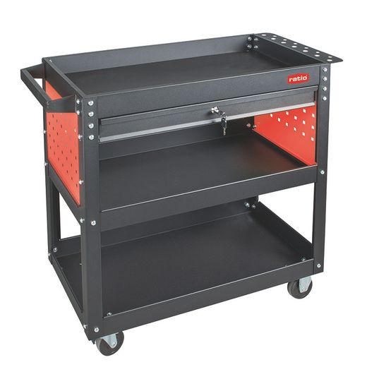 Carro De Servei 1 Calaix+3 Safates