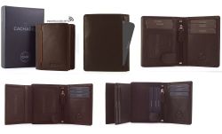 Portefeuille en cuir Cacharel P.Rfid 430295 Marron