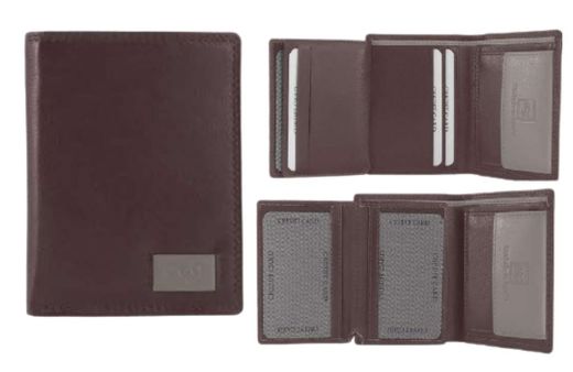 Cartera Pell Acq Aura 04 Marron 8X10,5