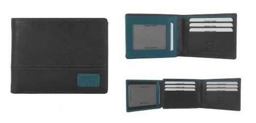 Carteira de couro Acq Indore62n 8x11