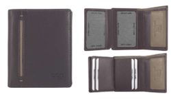 Cartera Pell Aqc Nomada 04 Marron 8X10,5
