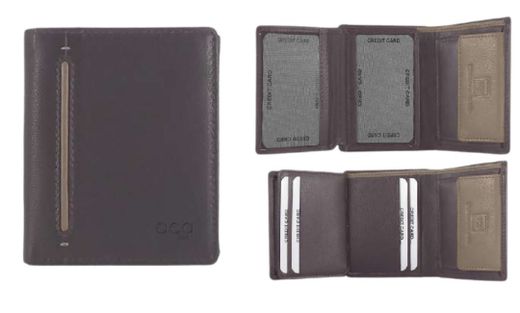 Cartera Pell Aqc Nomada 04 Marron 8X10,5