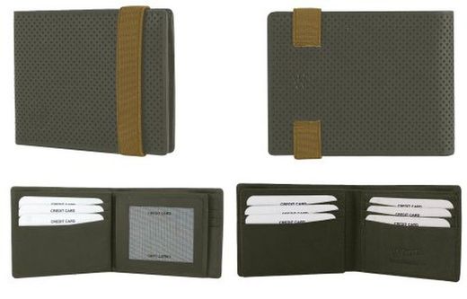 Cartera Pell Wildzone Holed 58kaki 9x11