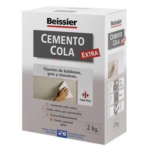 Ciment cola extra BEISSIER. Ciment Cua P/Ceramica 2 Kg