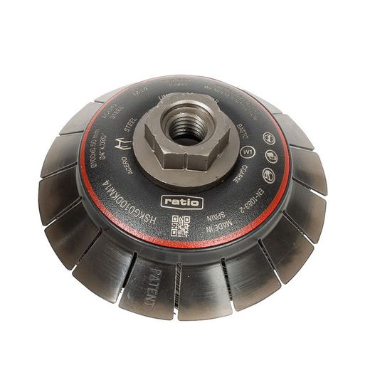 Cepillo taza cónico con guarda protectora Ratio ProSeries 1622/1624 Cepillo Conico Acero 100X0,50