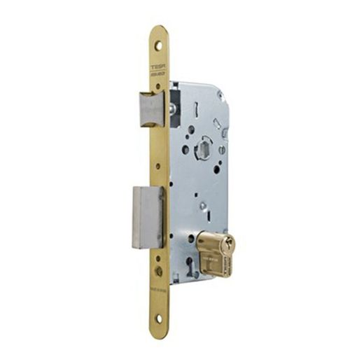 Cerradura embutir madera TESA 130 Cerradura Emb 130. Ent.50Mm. C.Red.Esmal