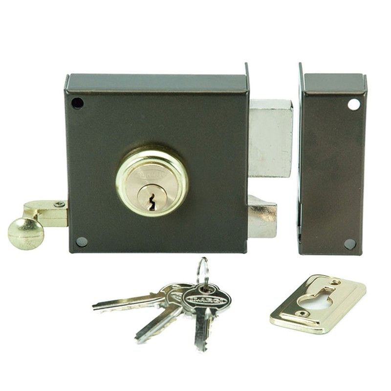 Cerradura sobreponer ILARGI 125A Cerrad.Sobrep.125A 100Mm  Izda.Bomb.Perf