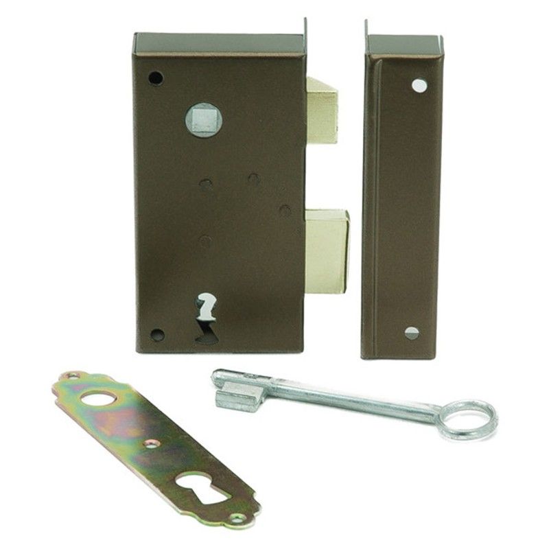 Cerradura sobreponer rÇ§stica ILARGI 47A Cerrad. Rustica 47A 50Mm Izquierda