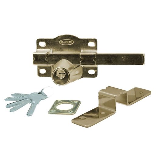 Cerrojo ILARGI 1203S Cerrojo 1203 Llave 105Mm Latonado