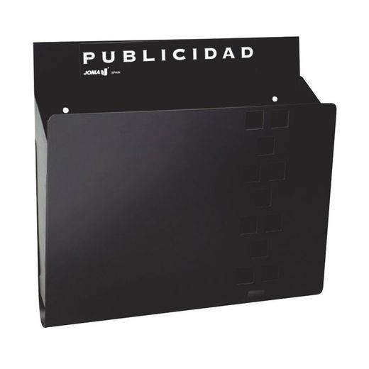Cesta publicidad JOMA mod. 4 Cesta Public. Acero.Negro.M.32X9Xh31,5Cm