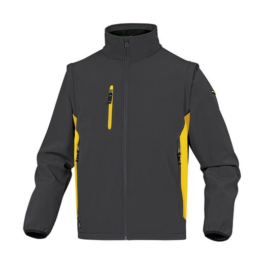 Chaqueta Softshell DELTA PLUS Mysen-2 Chaqueta Softshell Gris/Amarillo T/M