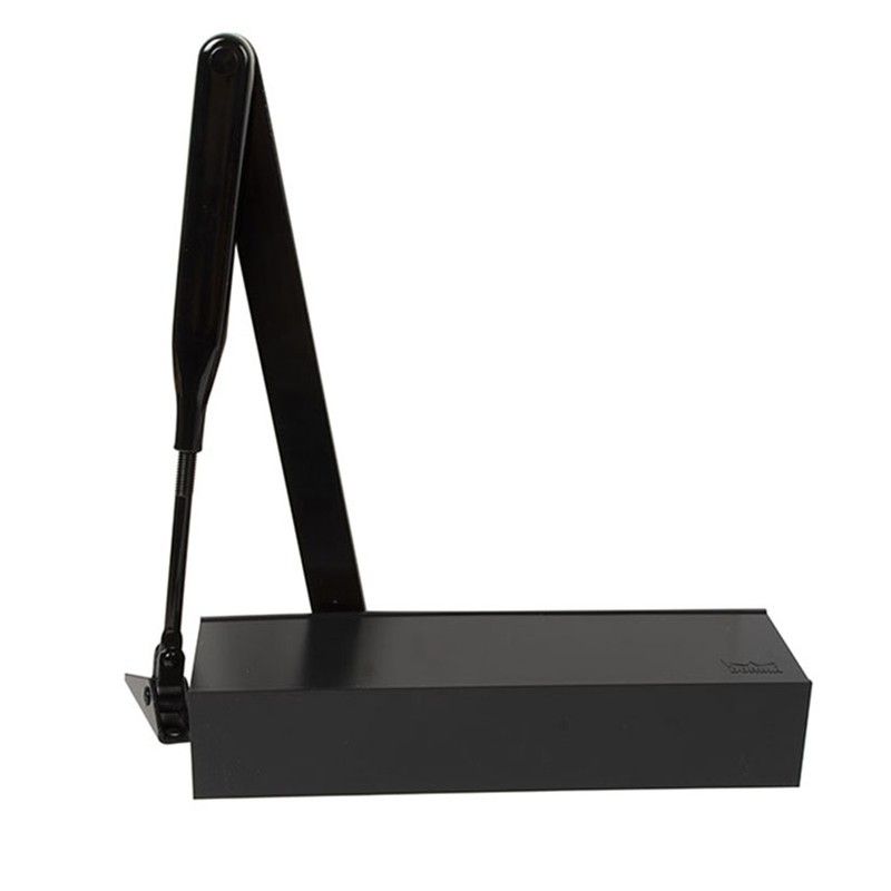 Cierrapuertas aÇ?¶÷reo de brazo articulado DORMAKABA TS-71. Cierrapuertas Ts71. Brazo Reten. Negro
