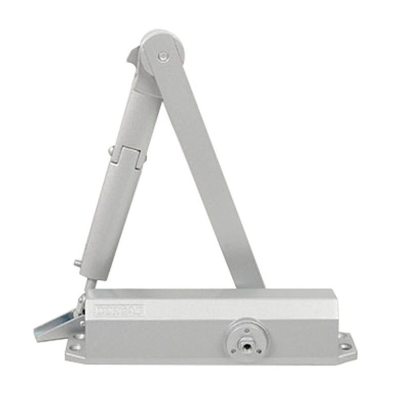 Cierrapuertas hidrÇ?¶đulico DORCAS DC2 Cierrapuertas Dc2 En 2-4 Plata Retenedor