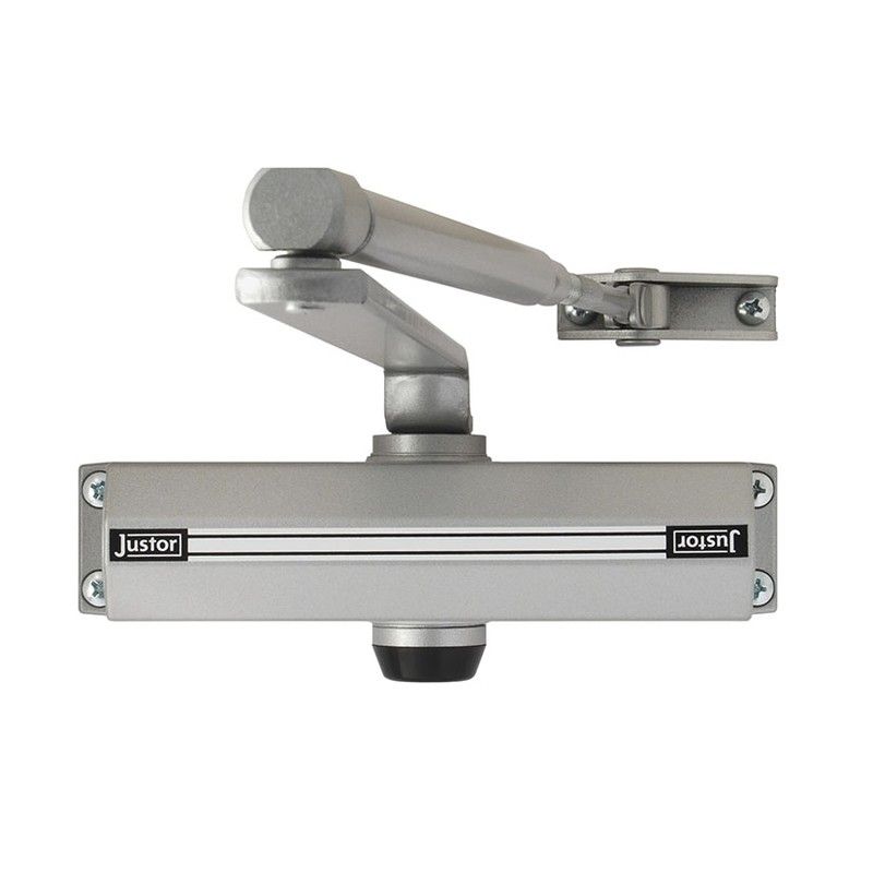 Cierrapuertas hidrÇ?¶đulico JUSTOR CH 2-3 Cierrapuertas Hidr.Ch 2-3 C/Reten.Plata