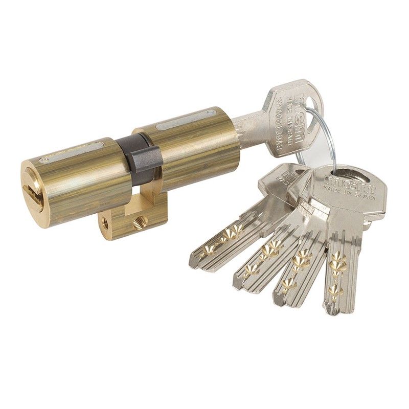 Cilindro seguridad MCM P3 Cilindro Seg. Perf Suizo 33X43.Laton Mcm