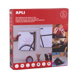 APLI Ruban Adhésif Type Velcro Ruban Adhésif Type Velcro 2Cm.X25M.Apli