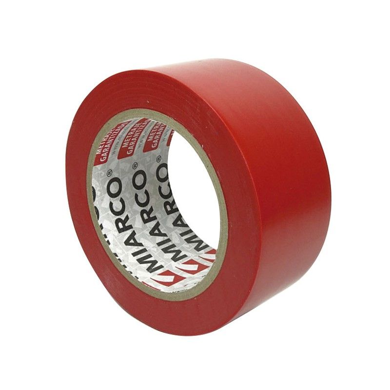 Cinta adhesiva para señalización MIARCO Cinta Señal.Adhesiva Roja 50Mmx33
