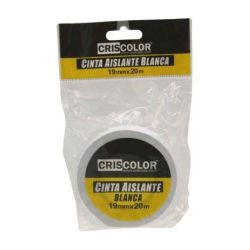 Ruban isolant blanc 19 mm x 20 m R42425