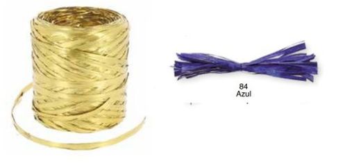 Ruban Raphia 15Mm X 200Mt Bleu R-84 5400