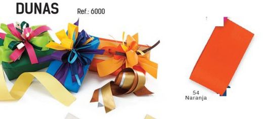 Cinta Regalo 19Mm X 50Mt.Naranja 54 6000