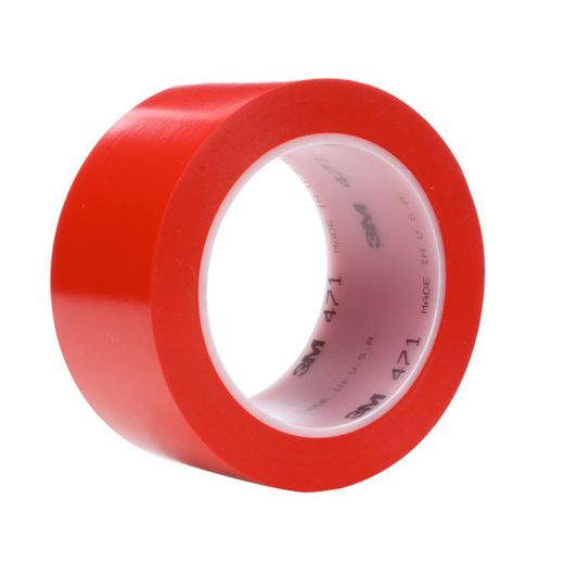Fita de vinil 471, 50x33m. 0,14mm Vermelha