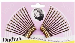 Clipe Liso 50Mm -24Un.- Bronze R-1602
