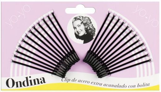 Clip Lisse 50Mm -24Un.- Noir R-1602/50