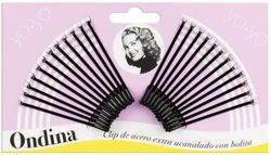 Clip Lisse 50Mm -24Un.- Noir R-1602/50