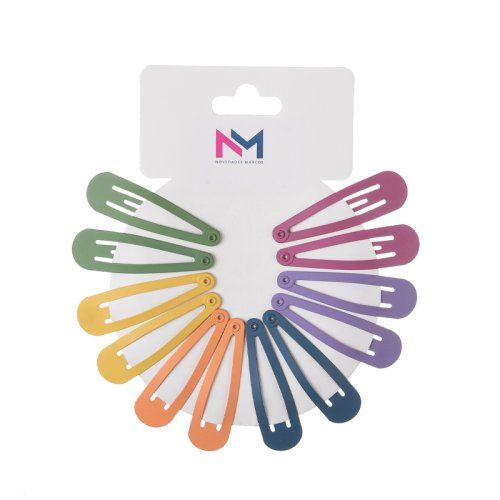 Clip Rana 5cm Clasico 12u-Colores R10346