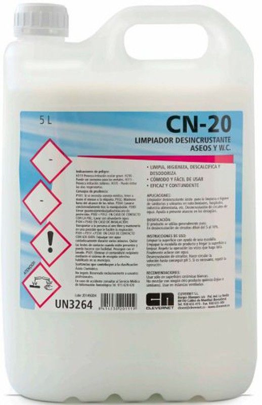 Cn/20 Limpiador Desincrustante Aseo 5 Lt