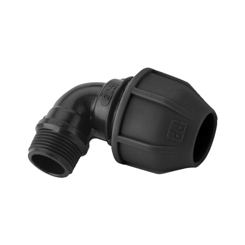 Codo Pe. Rosca M 90º Habitex 25mm-3/4"