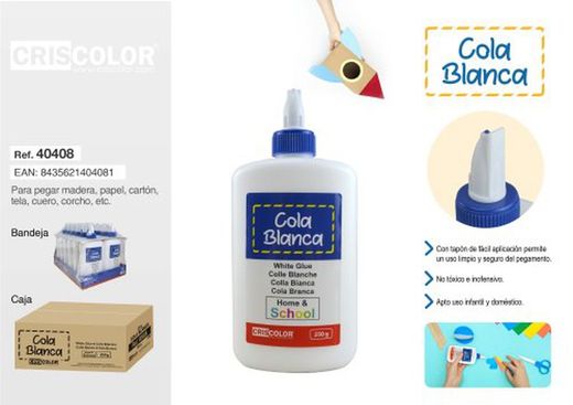 Colle scolaire blanche 250 gr 40408