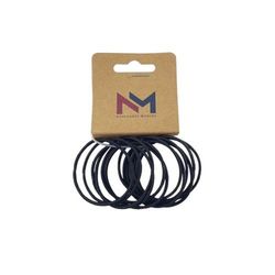 Laço de cabelo de borracha com cordão fino -12u- R4224