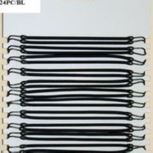 Coleter Goma Ganxo Negre (12U)